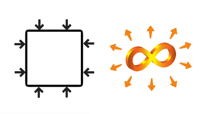 Old business model versus new model of online business